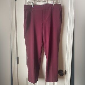 Burgundy Trousers